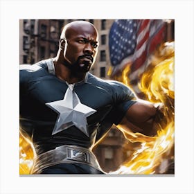 Captain America 4 Canvas Print