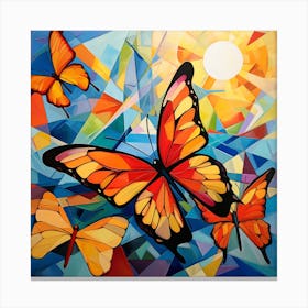 Butterflies In The Sun Canvas Print