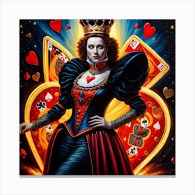 Queen Of Hearts 3 Canvas Print