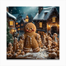 Christmas Gingerbread 2 Canvas Print