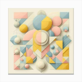 Abstract Geometric Art Canvas Print