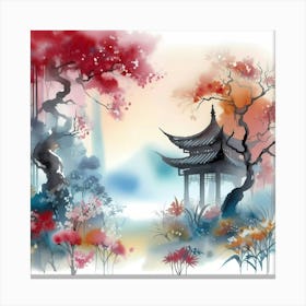 Chinese Pagoda 25 Canvas Print