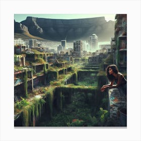 Abandoned City Canvas Print