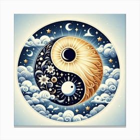 Yin Yang 2 Canvas Print