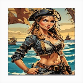 Pirate Girl-Drucke 09.12.2024--fd62c0 Canvas Print