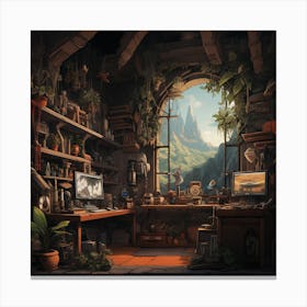 Room In The Jungle Canvas Print