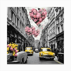 London Street Scene Canvas Print