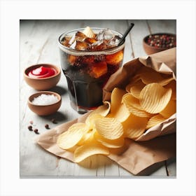 Potato Chips Canvas Print