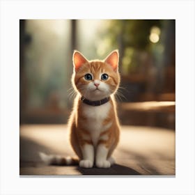 Portrait Of A Cat 7 Canvas Print