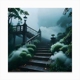 Stairs To 2 Canvas Print