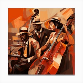 Jazz Trio 1 Canvas Print
