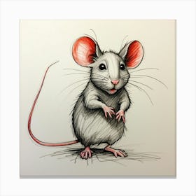 Rat!! Canvas Print