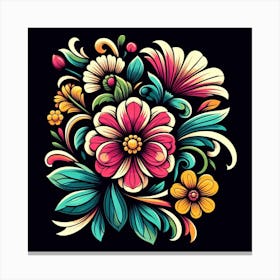 Floral Painting Canvas Print