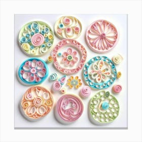 Quilling Canvas Print