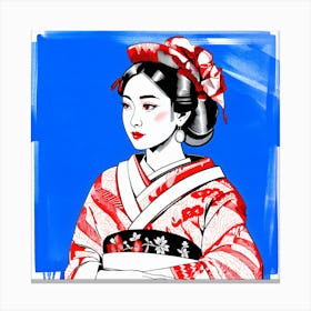 Geisha 1 Canvas Print