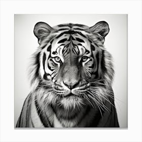 Tiger Portrait Canvas Print