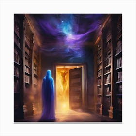 Lights On Halloween Canvas Print