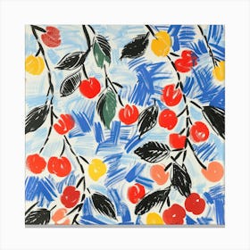 Cherry Painting Matisse Style 8 Canvas Print