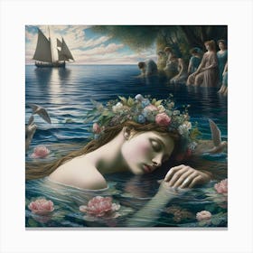 'Sleeping Beauty' Canvas Print