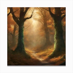 Forest Path Canvas Print