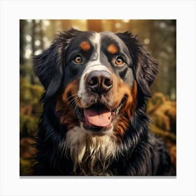 Bernese Mountain Dog Canvas Print