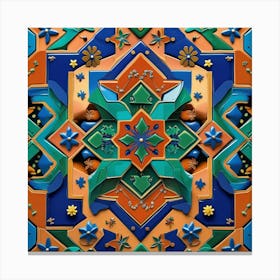 Leonardo Phoenix 10 A Detailed And Vibrant Digital Artwork Sho 0 Canvas Print