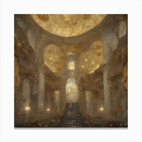 Golden Hall Canvas Print