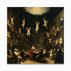 'The Feast Of The Swine' Canvas Print