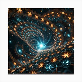 In The Middle Of A Fractal Universe 6 Canvas Print