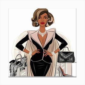 Fashionista Canvas Print