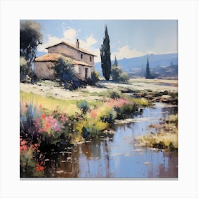 Ethereal Tuscan Twilight Canvas Print