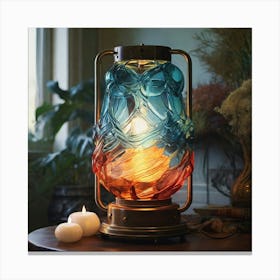 Glass Lantern Canvas Print