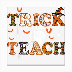 Funny Teacher Halloween Costume 2022 Canvas Print