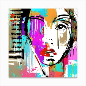 Abstract Of A Woman 6 Canvas Print
