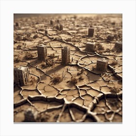 City In The Desert 2 Canvas Print