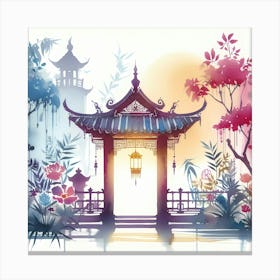 Chinese Garden 1 Canvas Print