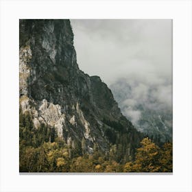 Cloudy Mountains Canvas Print