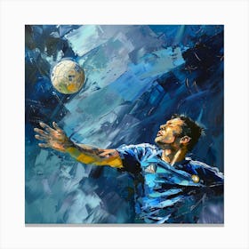 Soccer Player Canvas Print