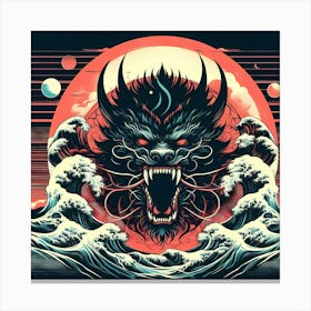 Asian Dragon Canvas Print