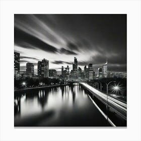 Melbourne Cityscape Canvas Print