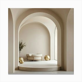 Room With Arches 6 Canvas Print