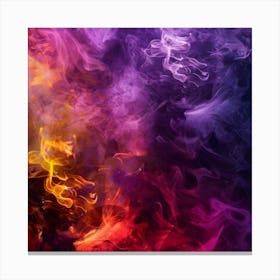 Abstract Smoke Background 6 Canvas Print