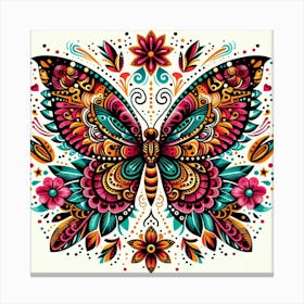 Mexican Butterfly Art 3 Canvas Print