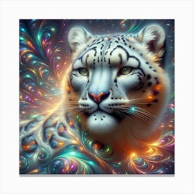 Snow Leopard 30 Canvas Print