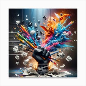 Digital Art Canvas Print