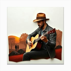 Acoustic Guitar 8 Canvas Print