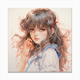 Anime Girl 14 Canvas Print