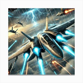 Sky Hawks Alliance Army Canvas Print