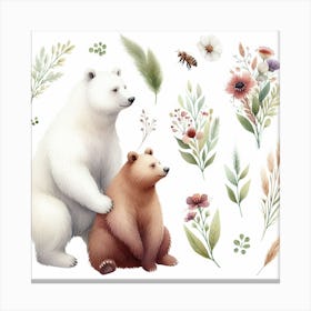 Bears 2 Canvas Print