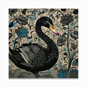 Black Swan 1 Canvas Print